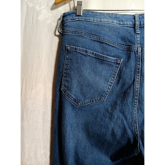 Old Navy Jeans 10 Extra High Rise Kicker Boot Cut Button Fly Secret Slim Pockets - Picture 10 of 14